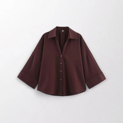 Blusa de mangas anchas