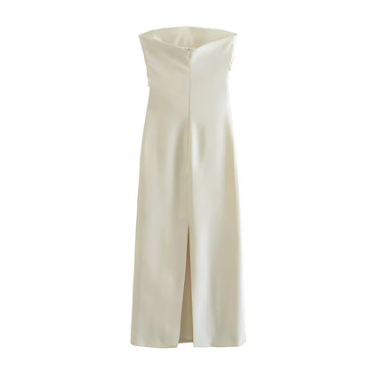 VESTIDO HOMBROS DESNUDOS