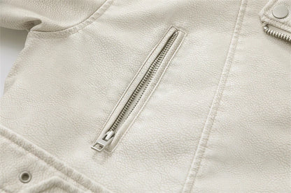 BIKER DE PIEL SINTÉTICA