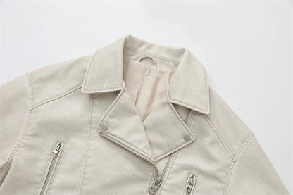 BIKER DE PIEL SINTÉTICA