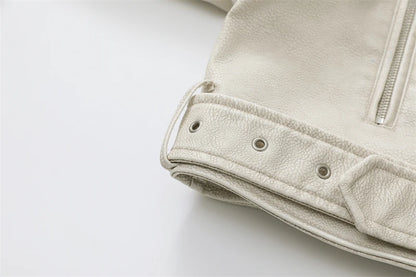 BIKER DE PIEL SINTÉTICA