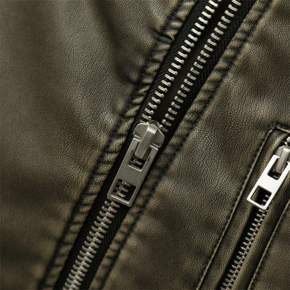 BIKER DE PIEL SINTÉTICA