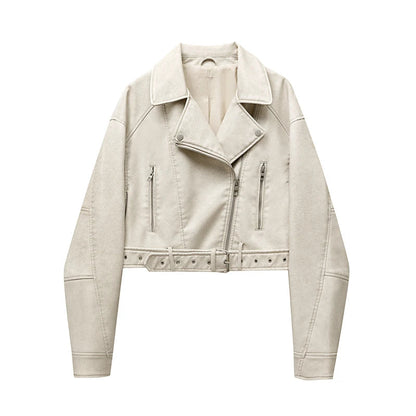 BIKER DE PIEL SINTÉTICA