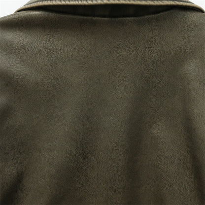 BIKER DE PIEL SINTÉTICA