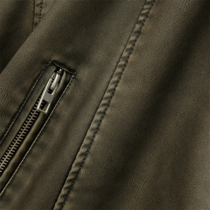 BIKER DE PIEL SINTÉTICA