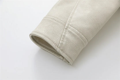 BIKER DE PIEL SINTÉTICA